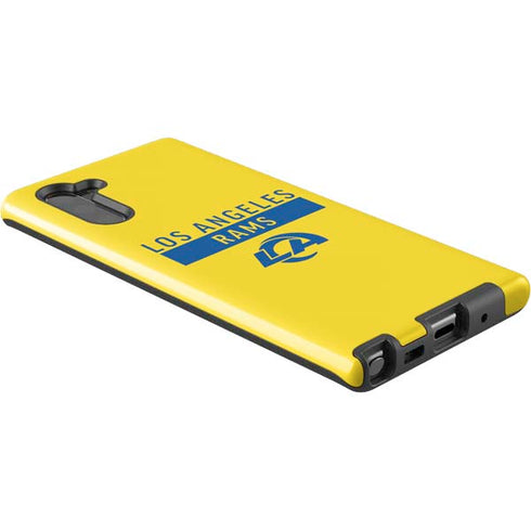 NFL Los Angeles Rams White Performance Series Galaxy Note 10 Pro Case