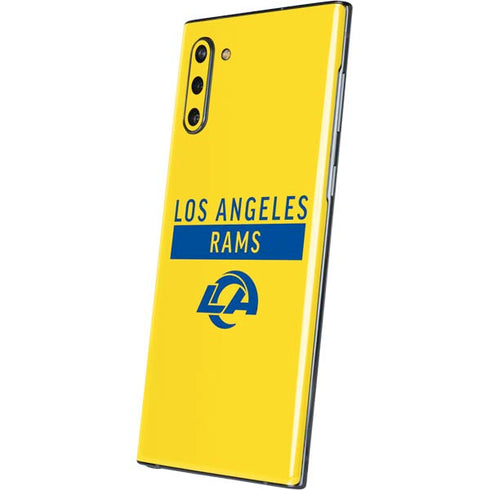 NFL Los Angeles Rams White Performance Series Galaxy Note 10 Skin