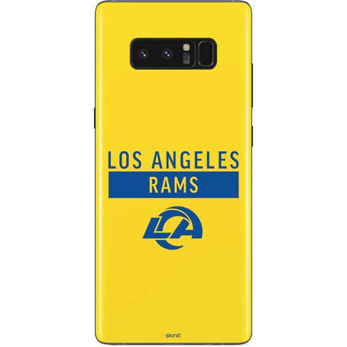 NFL Los Angeles Rams White Performance Series Galaxy Note 8 Skin