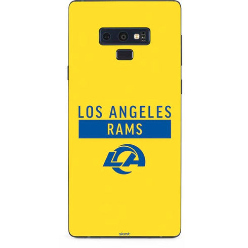 NFL Los Angeles Rams White Performance Series Galaxy Note 9 Skin