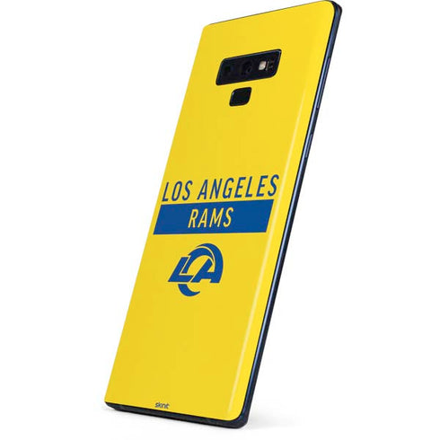 NFL Los Angeles Rams White Performance Series Galaxy Note 9 Skin