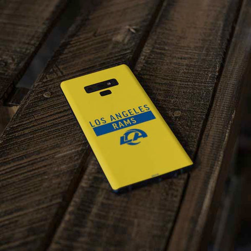 NFL Los Angeles Rams White Performance Series Galaxy Note 9 Skin