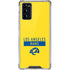 NFL Los Angeles Rams White Performance Series Galaxy Note20 5G Clear Case