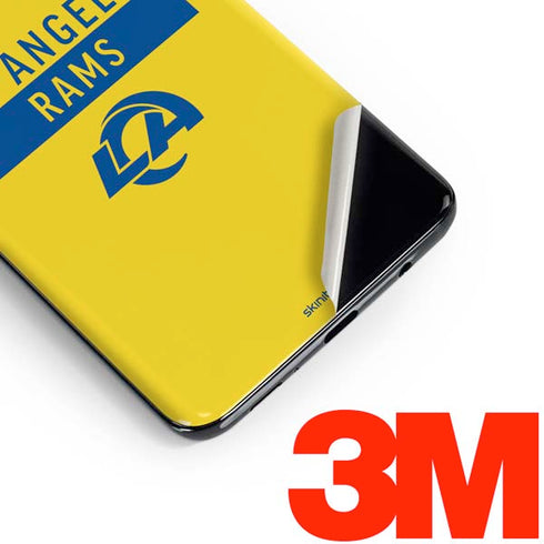 NFL Los Angeles Rams White Performance Series Galaxy S10e Skin