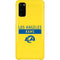 NFL Los Angeles Rams White Performance Series Galaxy S20 Lite Case