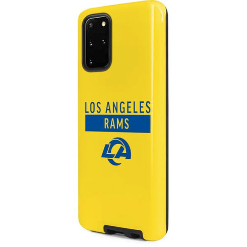 NFL Los Angeles Rams White Performance Series Galaxy S20 Plus Pro Case