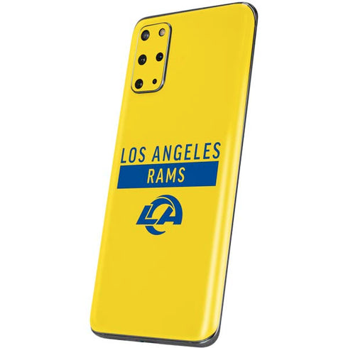 NFL Los Angeles Rams White Performance Series Galaxy S20 Plus Skin
