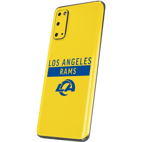 NFL Los Angeles Rams White Performance Series Galaxy S20 Skin