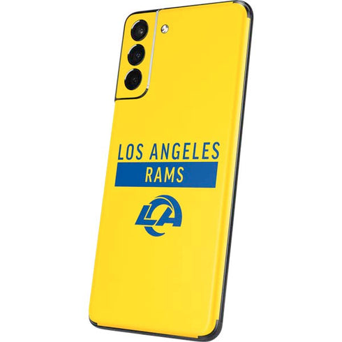 NFL Los Angeles Rams White Performance Series Galaxy S21 5G Skin