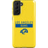 NFL Los Angeles Rams White Performance Series Galaxy S21 FE Pro Case