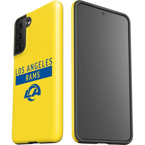NFL Los Angeles Rams White Performance Series Galaxy S21 FE Pro Case