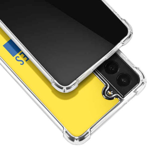 NFL Los Angeles Rams White Performance Series Galaxy S22 Plus Clear Case