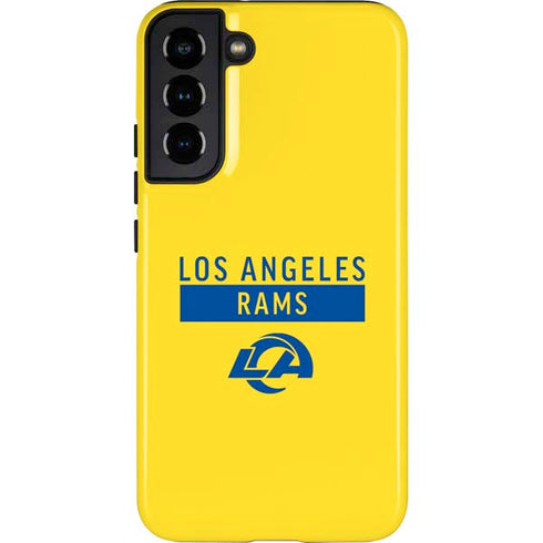 NFL Los Angeles Rams White Performance Series Galaxy S22 Plus Pro Case