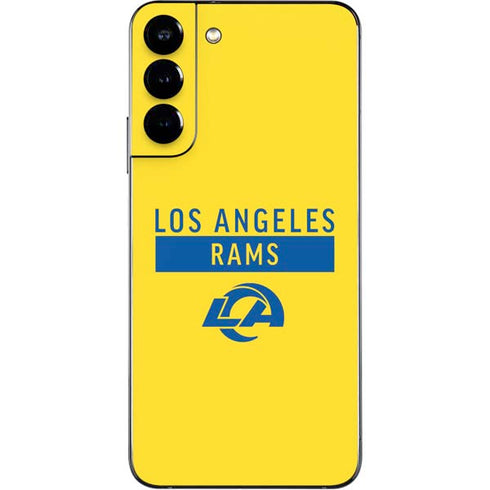 NFL Los Angeles Rams White Performance Series Galaxy S22 Plus Skin