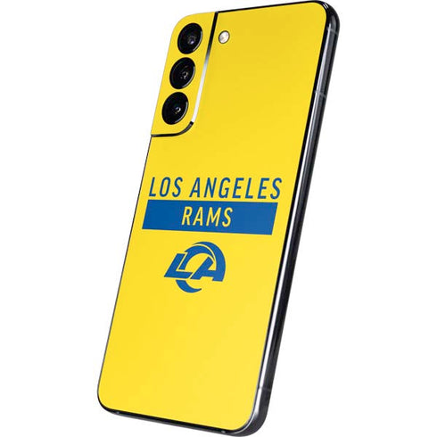 NFL Los Angeles Rams White Performance Series Galaxy S22 Plus Skin