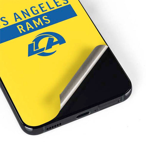 NFL Los Angeles Rams White Performance Series Galaxy S22 Plus Skin
