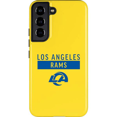 NFL Los Angeles Rams White Performance Series Galaxy S22 Pro Case