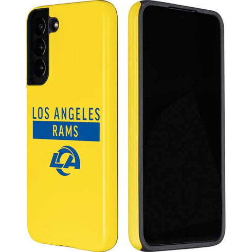 NFL Los Angeles Rams White Performance Series Galaxy S22 Pro Case