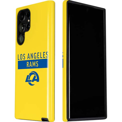 NFL Los Angeles Rams White Performance Series Galaxy S22 Ultra Pro Case