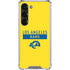 NFL Los Angeles Rams White Performance Series Galaxy S23 Clear Case