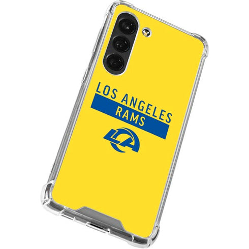 NFL Los Angeles Rams White Performance Series Galaxy S23 Clear Case