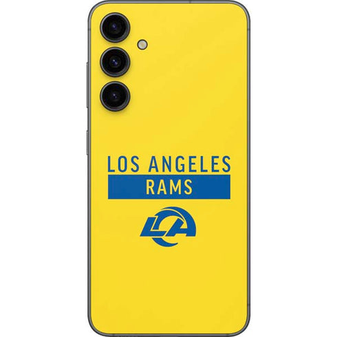 NFL Los Angeles Rams White Performance Series Galaxy S23 FE Skin