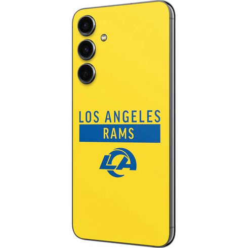 NFL Los Angeles Rams White Performance Series Galaxy S23 FE Skin