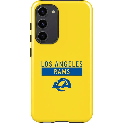 NFL Los Angeles Rams White Performance Series Galaxy S23 Plus Pro Case