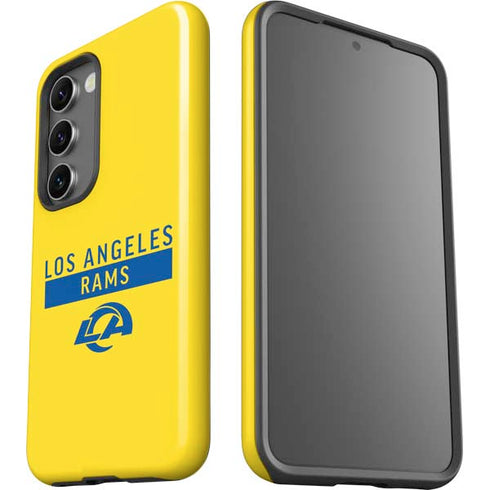 NFL Los Angeles Rams White Performance Series Galaxy S23 Plus Pro Case
