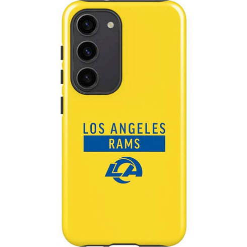 NFL Los Angeles Rams White Performance Series Galaxy S23 Pro Case
