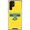 NFL Los Angeles Rams White Performance Series Galaxy S24 Ultra Clear Case