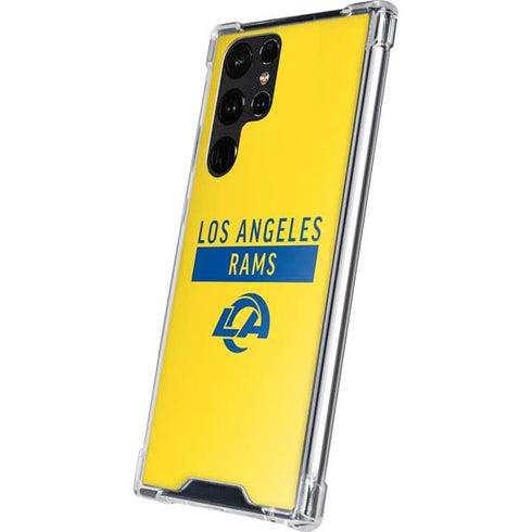 NFL Los Angeles Rams White Performance Series Galaxy S24 Ultra Clear Case