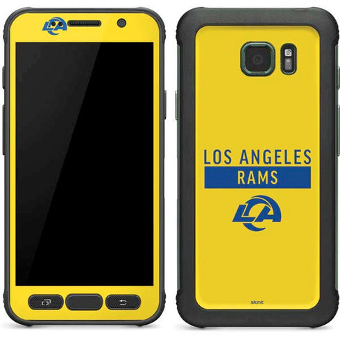 NFL Los Angeles Rams White Performance Series Galaxy S7 Active Skin