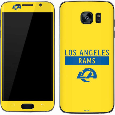 NFL Los Angeles Rams White Performance Series Galaxy S7 Skin