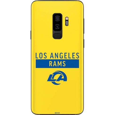 NFL Los Angeles Rams White Performance Series Galaxy S9 Plus Skin
