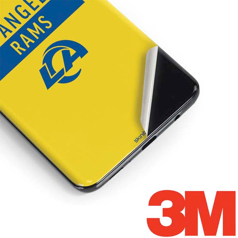 NFL Los Angeles Rams White Performance Series Galaxy S9 Plus Skin