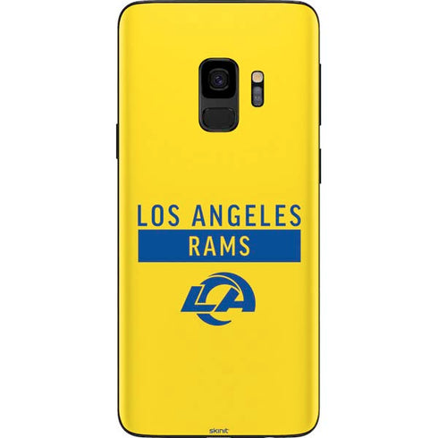 NFL Los Angeles Rams White Performance Series Galaxy S9 Skin