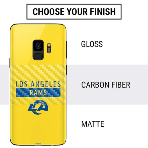 NFL Los Angeles Rams White Performance Series Galaxy S9 Skin