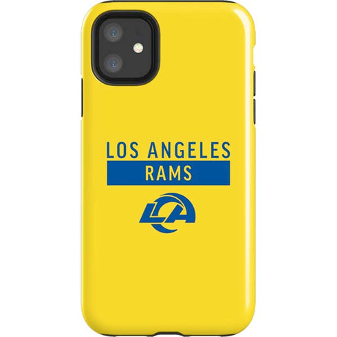 NFL Los Angeles Rams White Performance Series iPhone 11 Impact Case