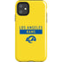 NFL Los Angeles Rams White Performance Series iPhone 11 Impact Case