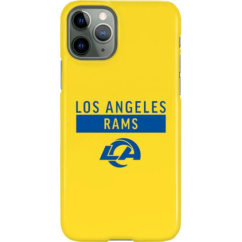 NFL Los Angeles Rams White Performance Series iPhone 11 Pro Lite Case