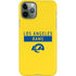 NFL Los Angeles Rams White Performance Series iPhone 11 Pro Lite Case