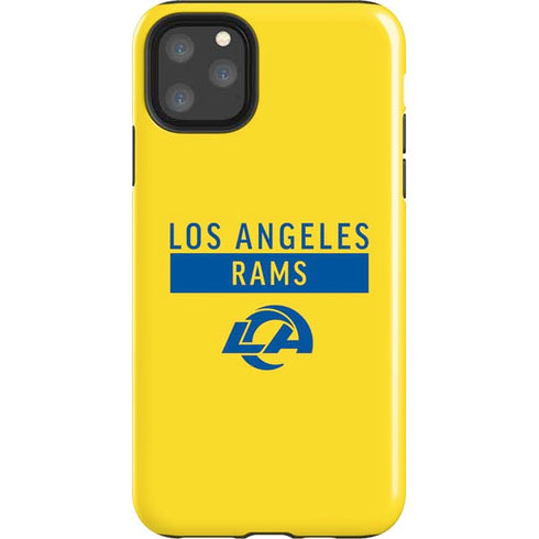 NFL Los Angeles Rams White Performance Series iPhone 11 Pro Max Impact Case