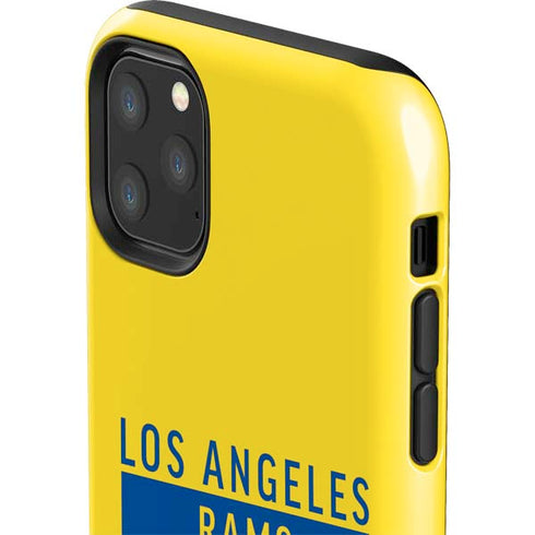 NFL Los Angeles Rams White Performance Series iPhone 11 Pro Max Impact Case