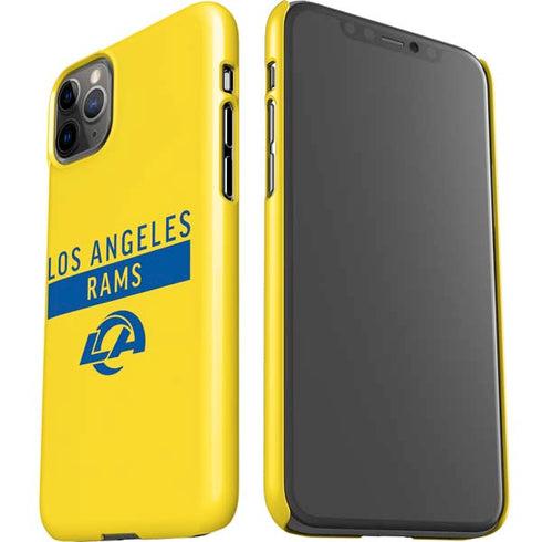 NFL Los Angeles Rams White Performance Series iPhone 11 Pro Max Lite Case