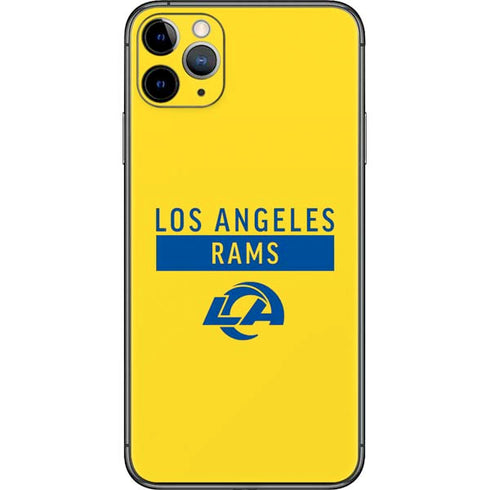 NFL Los Angeles Rams White Performance Series iPhone 11 Pro Max Skin