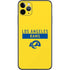 NFL Los Angeles Rams White Performance Series iPhone 11 Pro Max Skin