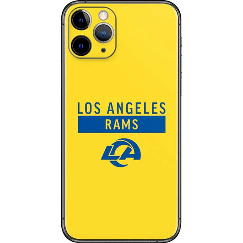 NFL Los Angeles Rams White Performance Series iPhone 11 Pro Skin