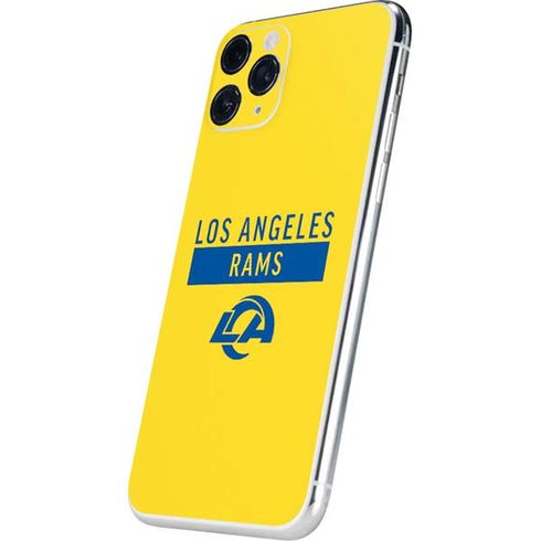 NFL Los Angeles Rams White Performance Series iPhone 11 Pro Skin