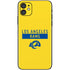 NFL Los Angeles Rams White Performance Series iPhone 11 Skin